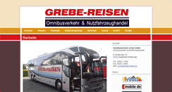 Desktop Screenshot of grebe-reisen.de